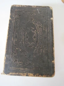 German Prayer Book Large, 1800s 10” x 6.5” x 2” - Picture 1 of 16