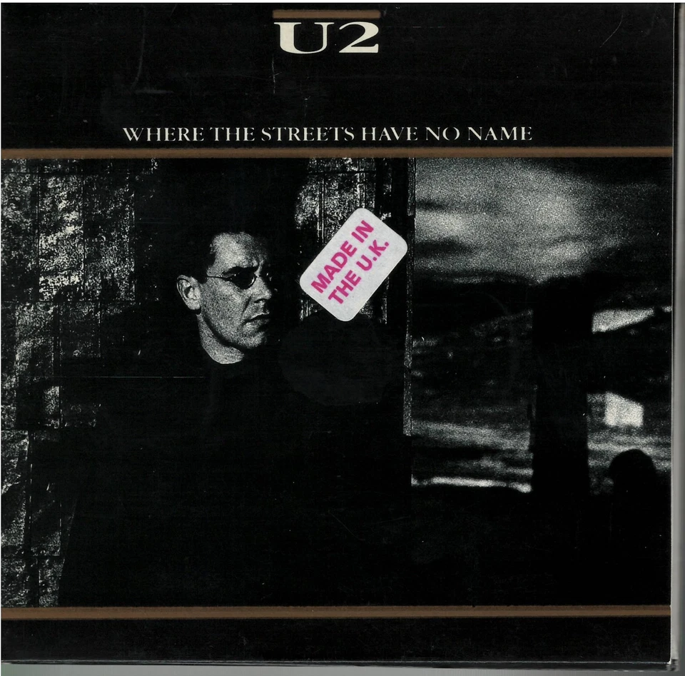 U2 - Where The Streets Have No Name (1987) импортный компакт-диск четыре трека - CID 340 - Изображение 1 из 3