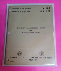 FM 57-1 US Army/US Air Force Doctrine For Airborne Operations 1967 Free Shipping - Picture 1 of 1