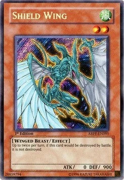 YuGiOh Shield Wing ABPF-EN095 Secret Rare Englisch Light Played unl. - Bild 1 von 2