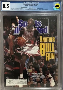 CGC 8.5 12/17/90 Michael Jordan Another Bull Run Sports Illustrated Magazine - Picture 1 of 2