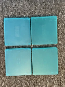 Custodie floppy 3,5" in plastica verde vintage - Foto 1 di 1