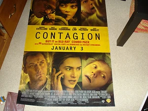 CONTAGION POSTER 27 X 40 INCH B1. 10 OR MORE POSTERS GET FREE SHIP - Picture 1 of 1