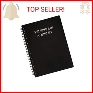 Telephone Address & Birthday Book with Tabs, Address Log Book for Contacts, with - Picture 1 of 2