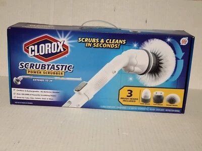 Clorox Deluxe Scrubtastic Power Scrubber 3 Brush Heads Rechargeable - Image 1 of 4