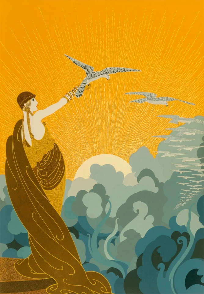 Erte: Wings of Victory 22x30 Archival Quality Fine Art Print - Imagem 1 de 1