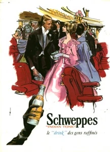 Publicité ancienne Schweppes Indian Tonic 1967 issue de magazine - Picture 1 of 1