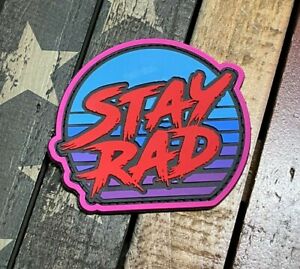 Stay Rad '80'S Sunset PVC Morale Patch