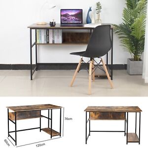 Computertisch Schreibtisch Bürotisch Eckschreibtisch Arbeitstisch mit Regal Holz