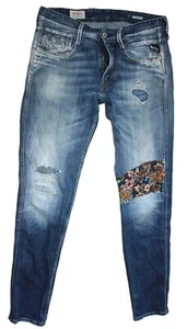 REPLAY BLUE HERREN ANBASS M914 JEANS EHER 32/32 SLIM SKINNY ca W32 L32 - Bild 1 von 8