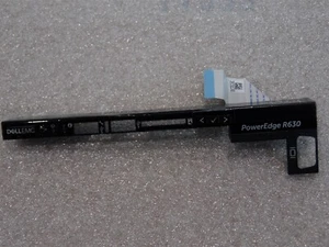 DELL POWEREDGE SERVER R630 8 BAY CONTROL PANEL LCD WITH CABLE JV798 215H4 - Picture 1 of 2