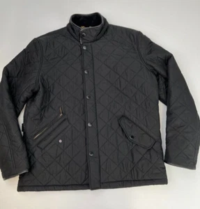 Barbour Jacket Men Extra Large Powell Quilt English Classic Pocket Zip Coat Core - Picture 1 of 19