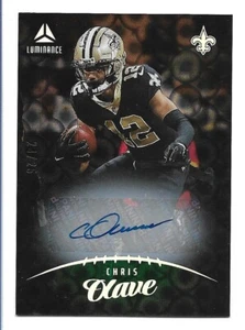 Chris Olave 2023 Panini Luminance Green Disco #72 Autograph #24/25 Auto RC - Picture 1 of 2