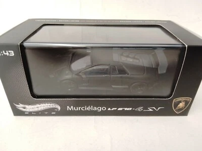 Hot Wheels Elite Lamborghini Murcielago LP670-4 SV BLACK 1/43 T6936 - Immagine 1 di 2