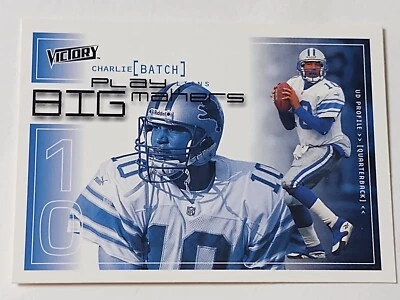 2000 UPPER DECK VICTORY BIG PLAYMAKERS CHARLIE BATCH #258 CARD $0.99 VALUE BOX - Image 1 of 2