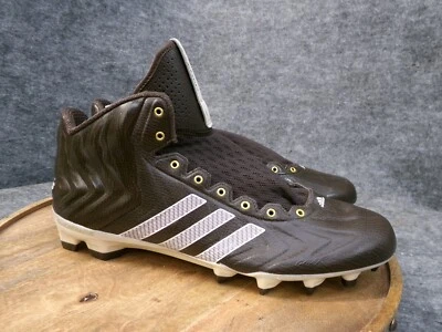 Adidas Mi Men's Crazyquick Mid Chocolate Brown Cream Football Cleats Size 12.5 - Image 1 of 4