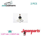 SUSPENSION BALL JOINT PAIR UPPER FRONT BJ-131 JAPANPARTS 2PCS NEW OE REPLACEMENT