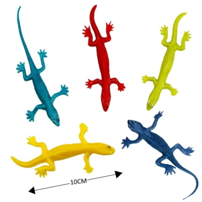 10 Lagartos Elásticos - Niños Fiesta Divertida Bolsa de Botín Relleno Mini Juguete Unisex Regalo Premios Foto 1 de 2