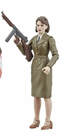 Marvel Legends 6" MCU 80 Years Peggy Carter from First Avenger 2 Pack Loose New Cover