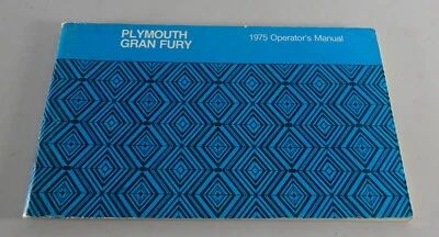 Manuale Dell'Owner / Manuale Plymouth Gran Fury Anno 1975 - Immagine 1 di 2