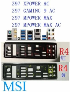 FOR MSI I/O Shield Backplate Z97 XPOWER AC Z97 GAMING 9 AC Z97 MPOWER MAX - Picture 1 of 3
