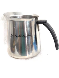 Vintage Starbucks Coffee Barista Stainless Steel Creamer Steam Milk Pitcher 20oz - Picture 1 of 4