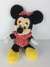 Vintage 1980's Disney Minnie Mouse Plush Soft Stuffed Doll Disneyland 33cm