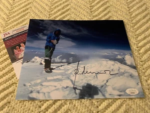Foto firmada por Reinhold Messner 8 X 10 autenticación JSA escalador de montaña - Imagen 1 de 1