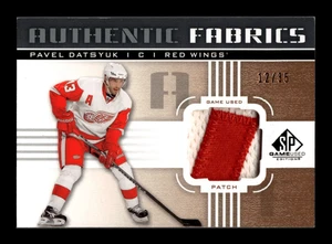 2011-12 SP Game Used Authentic Fabrics Pavel Datsyuk Game Worn Patch 12/35 - Picture 1 of 2