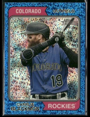 Charlie Blackmon 2023 Topps Heritage Colorado Rockies - Image 1 of 2