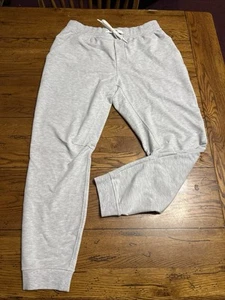 Lululemon Pants Large Men Gray City Sweatpants Joggers Pull On Drawstring R14 - Picture 1 of 7