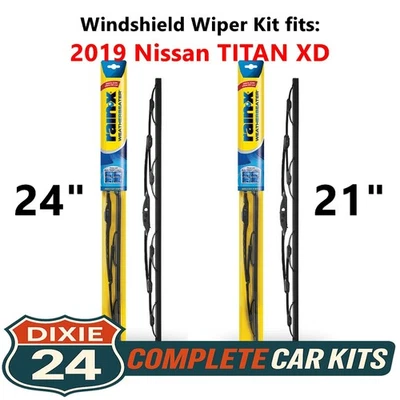 Rain-X Weatherbeater Windshield Wiper Kit fits: 2019 Nissan TITAN XD (24" & 21") Foto 1 de 4