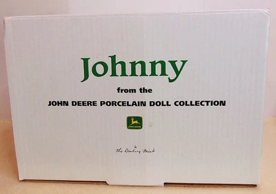 Danbury Mint John Deere "Johnny" Porcelain Doll + Tractor Collection New in Box - Image 1 of 4