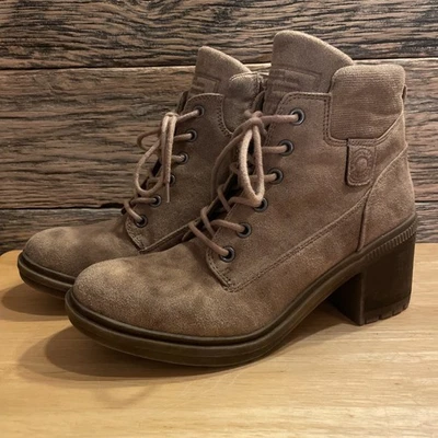 Crown Vintage Botas Mujer’s 7.5M Charley Botines Tacones Cremallera 8124521 Foto 1 de 4