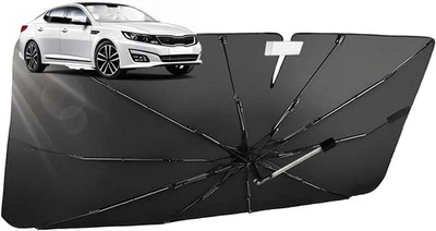 Windshield Sun Shade Umbrella for kia Optima 2013-2015, Foldable UV Block Shade Foto 1 de 4
