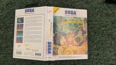 The Jungle Book Sega Master System - Genuine Box Art/ Case - Image 1 of 2