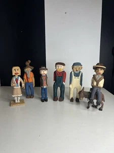 Handgeschnitzte Volkskunst Figurative Skulptur Außenseiterkunst - Bild 1 von 15