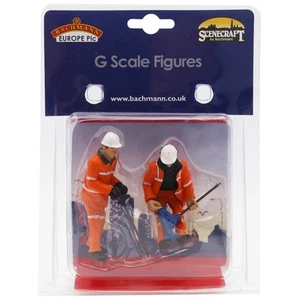 Scenecraft G Scale Figures Permanent Way Workers Model Railway - Picture 1 of 5