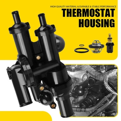 Carcasa termostato para Dodge Avenger 2008-2014 09-20 Journey 07-17 Jeep Compass Foto 1 de 4