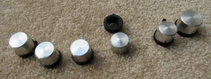 Set Of 6 Sansui 210 Original Knobs For Stereo Receiver Good Cond Vintage Parts - Picture 1 of 8