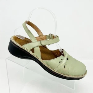 Sandalias Naot Gardenia para mujer con cordones verdes talla 39 (US 8) informales primavera - Imagen 1 de 11