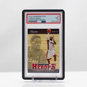 NBA Basketball 2012 Panini Prestige Lebron James Hardcourt Heroes #5 PSA 7.5 - Picture 1 of 4