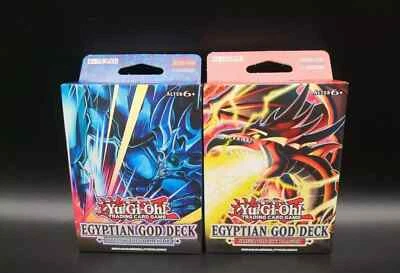 2 Stk Yu-Gi-Oh! Yugioh DE Structure Deck je 1 Egyptian Gods & 1 Slifer Oberlisk - Bild 1 von 3