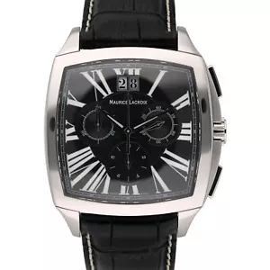 Maurice Lacroix Masterpiece  M15017 with 40mm Steel case and Black dial. Good... - Picture 1 of 9
