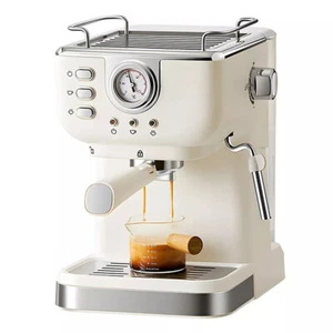Espresso Maschine Kaffeemaschine Siebträger Cappuccinomaschine Milchaufschäumer - Bild 1 von 25