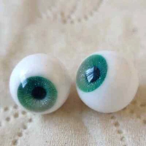 12mm/14mm Doll Eyes Resin Pure Circle Eyeball DIY Handmade BJD Doll Plaster Eyes - Picture 1 of 49