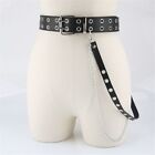 2pcs Buttonhole Diablo Accessories Chain Punk Belt Strap