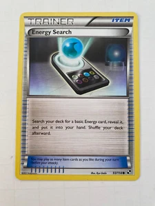 Pokemon Energy Search ITEM 93/114 Game Card Search your deck for a basic en MINT - Picture 1 of 5