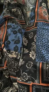 Women's Open Front Kimono Cardigans Boho Floral Shirt Short Sleeve Size M - Picture 1 of 1