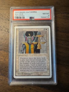 Magic the Gathering MTG Unlimited Balance NM PSA 8 NM Graded Card Slab - Picture 1 of 1